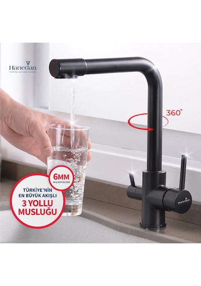 Su Arıtma Cihazları Için Mat Siyah Lüks Musluk 2021 Model 458629996
