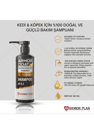 Armor Coat Köpek & Kedi Şampuanı Hindistan Cevizi Yağı Özlü
