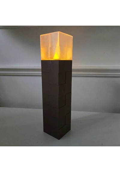 Minecraft Torch Lamba