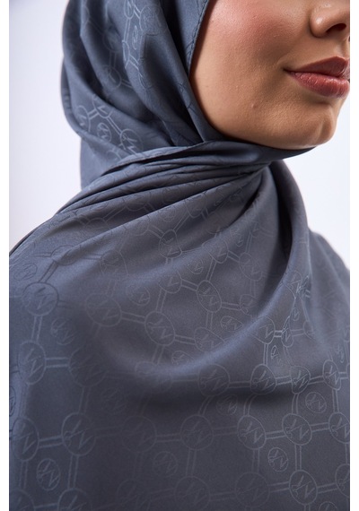 Mirsoy Scarf Mir Modern Desen Şal Gri