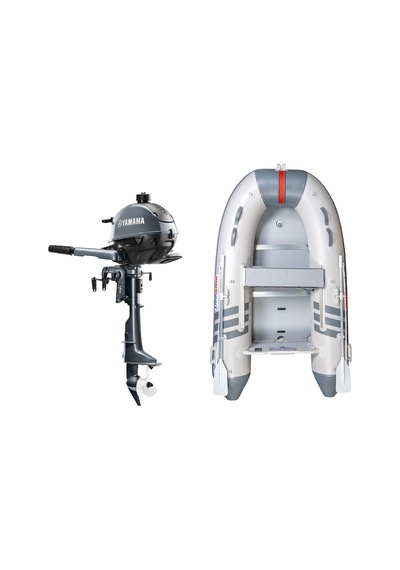 Marinport 2.70 Ahşap Taban Şişme Bot + Yamaha 2.5 Hp Deniz Motoru