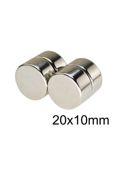 20X10Mm Neodyum Güçlü Mıknatıs - Neodim Magnet