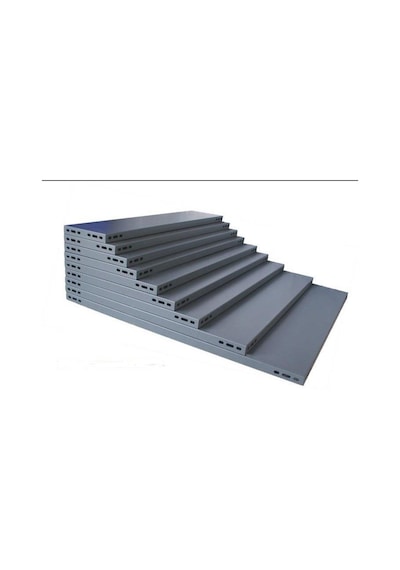 4 Adet Galvaniz Çelik Raf Tablası - Depo, Arşiv, Kiler, Dosya, Market Rafı 43x93 Cm-0.70 Mm Galvaniz