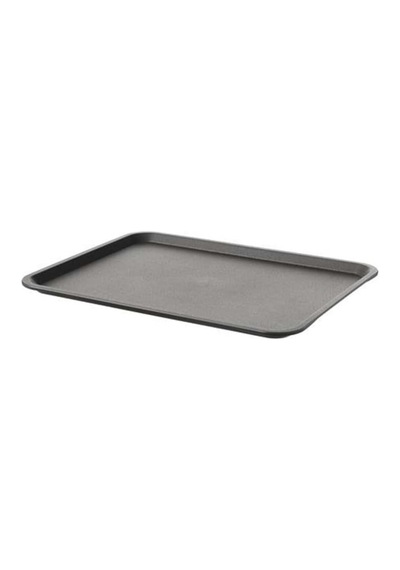 Servis Tepsisi 37x29 Cm Sunum Tepsisi Çay Kahve Taşıma Plastik Tepsi Gri Renk 5045777777785 Diğer