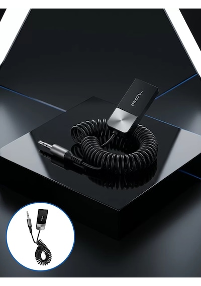 Usb Bluetooth Aux Ses Adaptörü Kablosuz Müzik Aktarım Cihazı