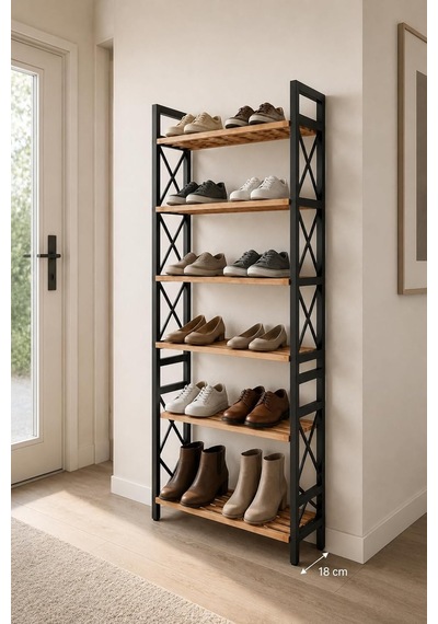 8 Katlı Masif Ahşap Ayakkabılık, Çam Ahşap Raflı Plastik Ayaklı Dekoratif Ayakkabı Rafı Ve Organizer, Dar Alanlar İçin, 48 X 18 X 128 Cm Çok Renkli 8 Katlı Masif Ahşap Ayakkabılık, Çam Ahşap Raflı Plastik Ayaklı Dekoratif Ayakkabı Rafı Ve Organizer, Dar Alanlar İçin, 48 X 18 X 128 Cm Çok Renkli