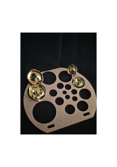 Metal Gold Düğme Seti 28 Mm 44 Boy 6 Adet