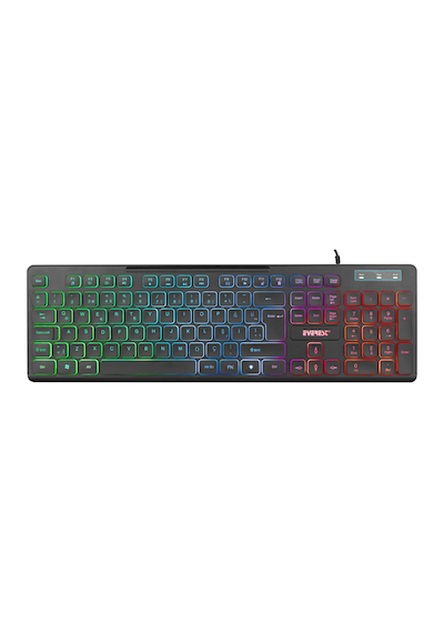 Everest KB-120 Sleek USB Gökkuşağı Aydınlatmalı Oyuncu Q Klavye