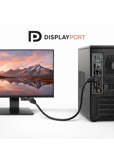 Displayport To Displayport Kablo - Display Port - Dp 1.8 Metre