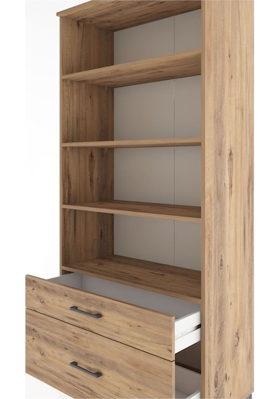 Hyperion Dolap 4 Raflı 2 Çekmeceli 88x44x195 Çam-çam Atlas Çam