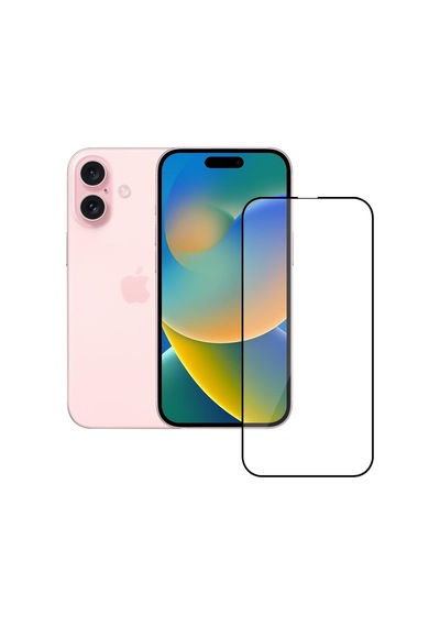 Apple Uyumlu   iPhone 16 Plus İle Ekranı Tam Kaplayan Eks Temperli Kırılmaz Cam Ekran Koruyucu