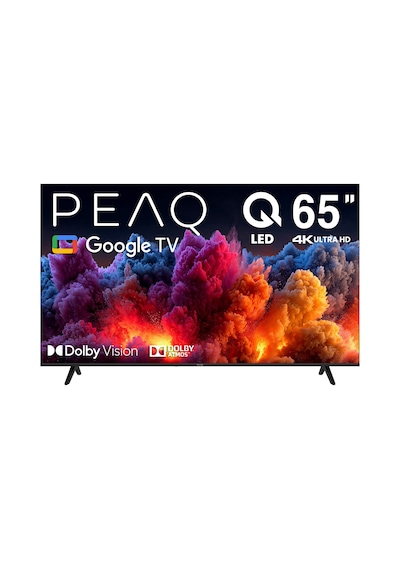 PEAQ 65Q80 65" 164 Ekran Dahili Uydu Alıcı Google 4K Ultra HD QLED TV