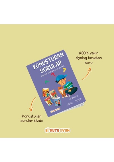 Bi Kutu Oyun Konuşturan Sorular Nezaket Kartları Ve Kitap Seti - Gülşah Mutlu