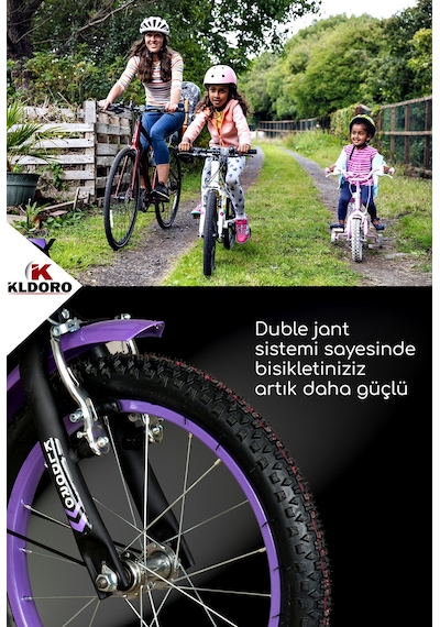 Kldoro KD-20301 20 J Bagajlı Kız Çocuk Bisikleti