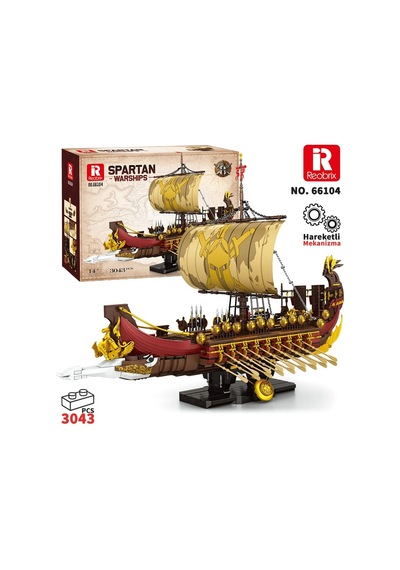 Reobrix Spartan Warship 66104 Brick Yapım Seti
