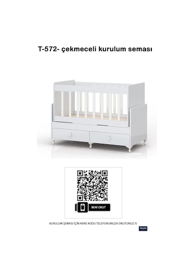 Anne Yanı, Çekmeceli, Sallanır Beşik 60 X 120 Çok Renkli