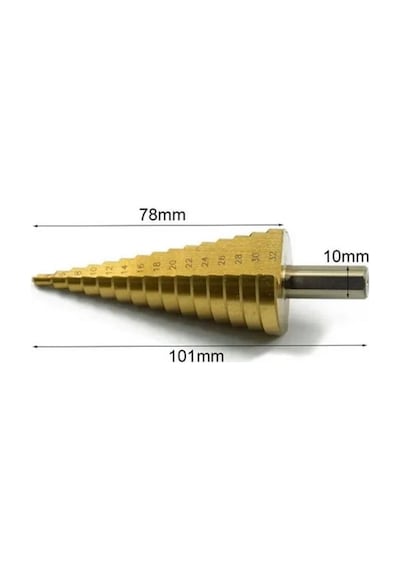 Matkap Ucu Kademeli Uç Sac Delme 4-32 Mm Matkaba Takılan Uç