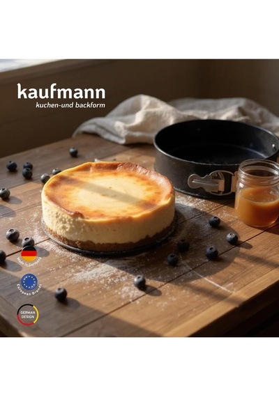 Düz Taban Kelepçeli Kek Kalıbı 28 Cm Siyah Diğer