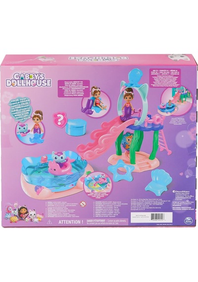 6067878 Gabbys Dollhouse Gabby Ve Mercat Purr-ific Havuz Oyun Set