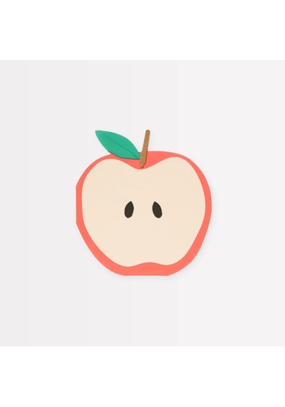 Meri Meri - Apple Napkins - Elma Peçeteler X16