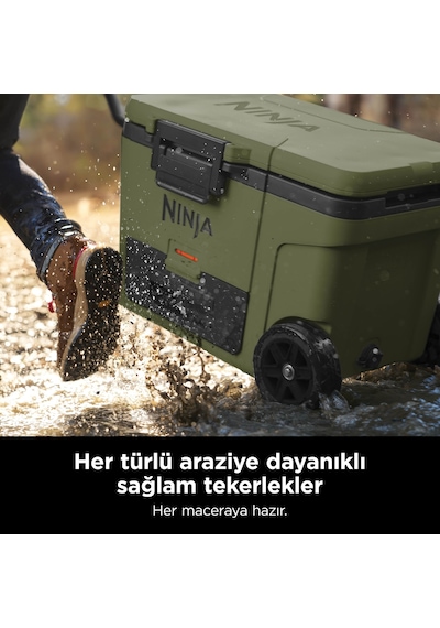 Ninja Frostvault Tekerlekli Cooler 42 Litre - Haki