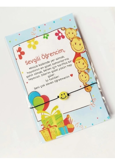 30 Adet Sömestr Hediyesi - Karne Hediyesi - Sabit Yazı - Yıl Sonu Çok Renkli