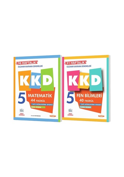 Kurmay 2027 5. Sınıf Matematik + Fen Bilimleri Haftalık Kazanım Kavrama Denemeleri Seti 2 Kitap Maarif Model