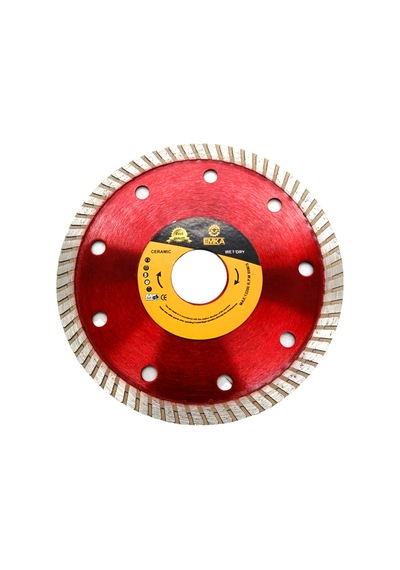 Mermer Granit Seramik İnce Hassas Turbo Kesici Disk 115x22.2-3mm