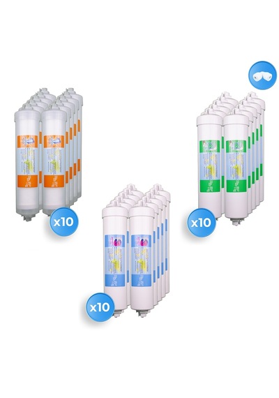 Su Arıtma Cihazı Premium Inline Ön Filtre Set 10 Takım