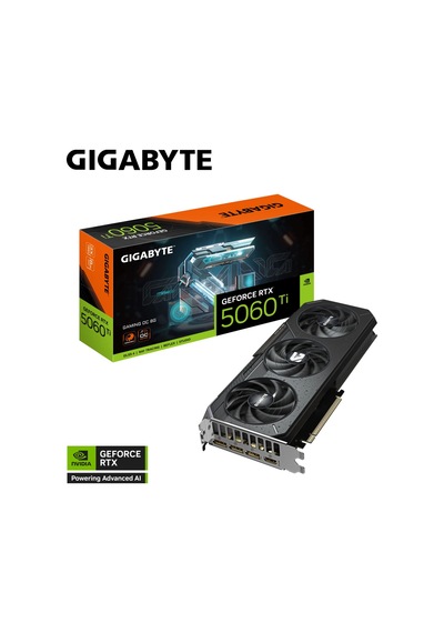 Gıgabyte Gv-n506tgamıng Oc-8gd, Rtx5060tı, Gamıng Oc, 8gb, Gddr7, 128bıt, 3 Fanlı, 1xhdmı, 3xdp, Gamıng Ekran Kartı