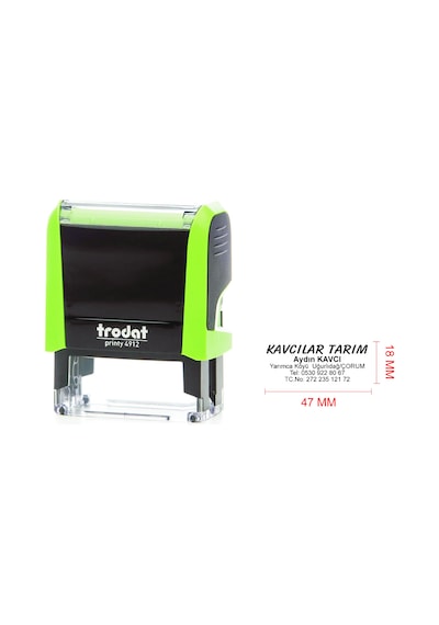 İşyeri Kaşesi - Şirket Kaşesi - Ofis Kaşesi N11.14643