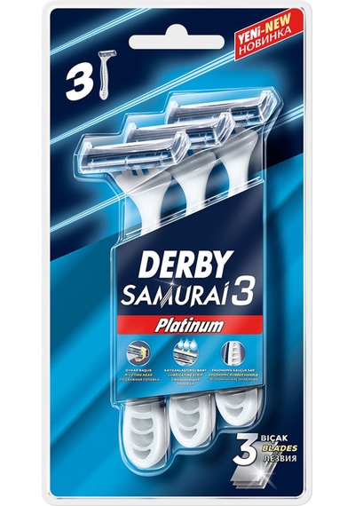 Derby Samurai Platınum 3 Blister 3'lü 4 Adet
