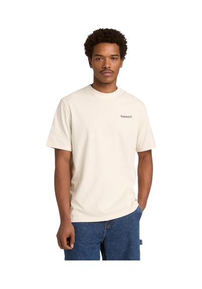 B0a5mkycm91-r Timberland Lake House Back Graphic Tee Erkek T-shirt Krem B0a5mkycm91-r Krem