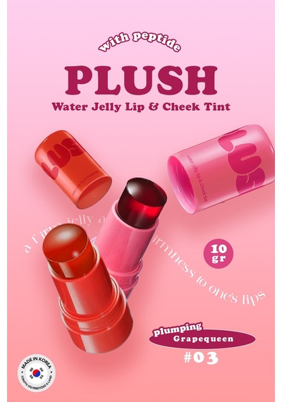 Elensilia Plush Jelly Yanak Ve Dudak Renklendirici Jel Tint Elensilia Plush Blush And Lip 01 Peach Attack