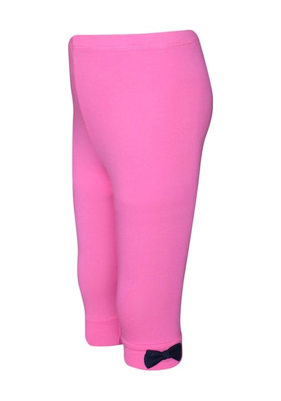 Lovetti Şeker Pembe Kız Çocuk Renkli Fiyonklu Kapri 13-106P014 Pembe