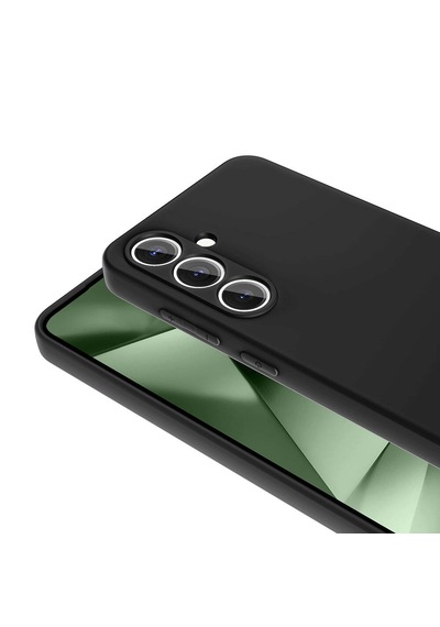 Samsung Galaxy Uyumlu S24 Fe Kılıf Mat Pürüzsüz Yumuşak İçi Kadife Kapak