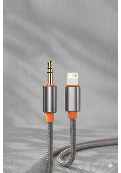 Convey 3.5mm Aux To Lightning İle Uyumlu Kablo 1 Metre Diğer
