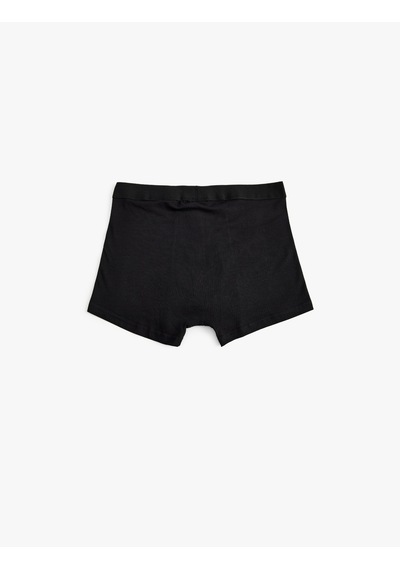 Koton Pamuklu Regular Fit Etiket Detaylı 3 Lü Boxer Seti Lacivert 7wlm90004mk