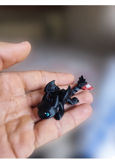 3d Baskı Hareketli Mini Ejderha Figürü Eklemli Dekoratif Koleksiyon Figürü