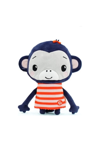 Fisher Price Bebek Peluş Maymun Lacivert
