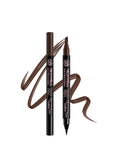 Duo Pen 2-in-1 Brow & Eyeliner Dark Brown 02 2 Ml
