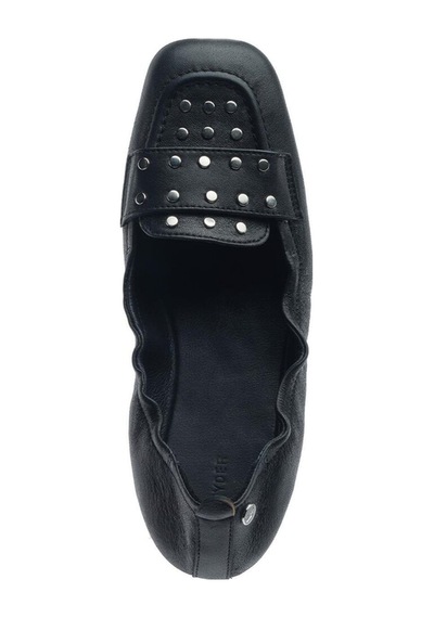 Greyder 34362 Siyah Hakiki Deri Kadın Loafer Ayakkabı Siyah