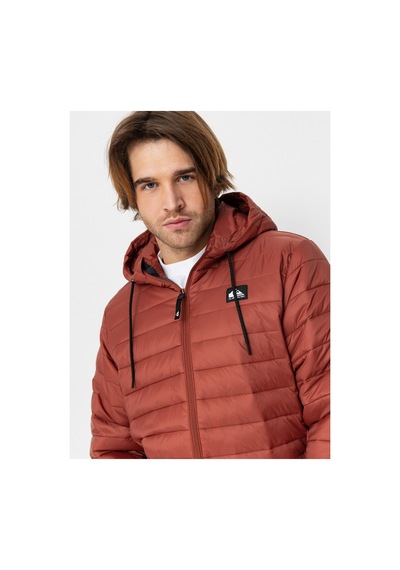 Quiksilver Scaly Hood Erkek Şişme Mont Kahverengi Kahverengi