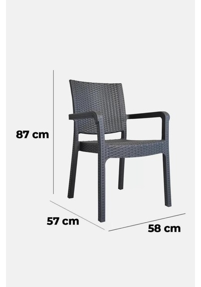 Lüx Rattan Sandalye Çok Renkli