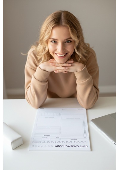 Günlük Planlayıcı - A4 Ebat - Ders Çalışma Planlayıcı - Yapılacaklar - 30 Yaprak - Daily Planner Diğer