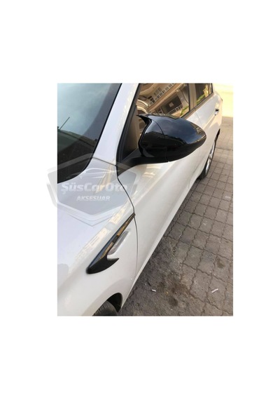 ŞüsCarOto Fiat Egea Batman Yarasa Ayna Kapağı Piano Black ABS Plastik