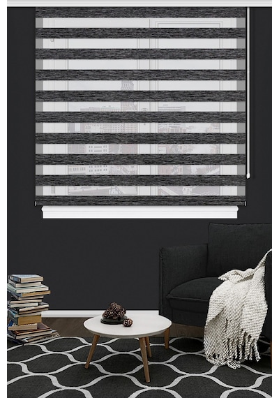 Çift Mekanizma Zebra Stor Güneşlik Perde 08 Koyu Gri Mutfak Balkon Perdesi Çocuk Yatak Odası Perde Koyu Gri 1 Çift Mekanizma Zebra Stor Güneşlik Perde 08 Koyu Gri Mutfak Balkon Perdesi Çocuk Yatak Odası Perde Koyu Gri 1