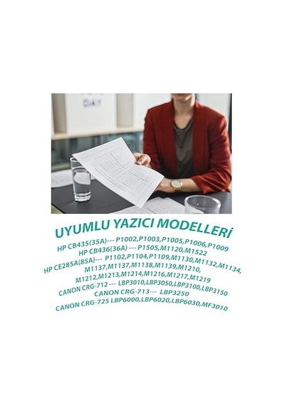 Ysy Ce285a P1102 M1212nf M1217nfw P1109w 1102w 1600 Sayfa Verimli Muadil Toner Kartuş