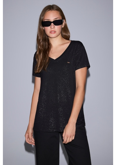 U.S. Polo Assn. U.s. Polo Assn. Kadın Siyah Tişört 50323573-vr046