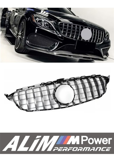 Mercedes-benz C-class W205 2015 2018 Gtr Krom Ön Panjur Böbrek Seti